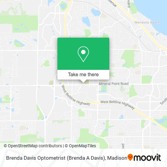 Brenda Davis Optometrist (Brenda A Davis) map