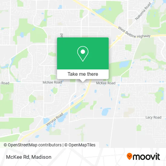 McKee Rd map