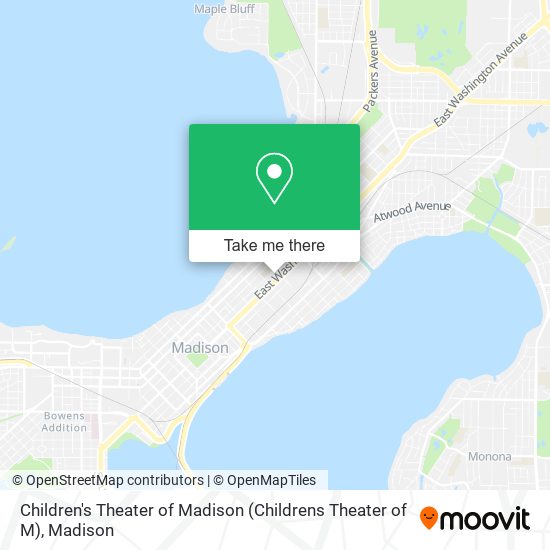 Mapa de Children's Theater of Madison (Childrens Theater of M)