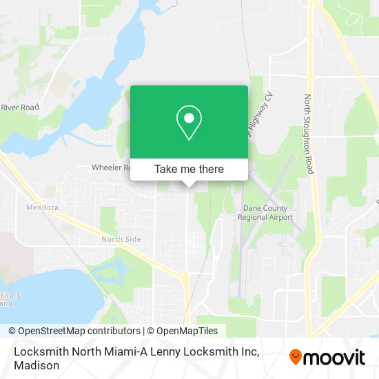 Mapa de Locksmith North Miami-A Lenny Locksmith Inc