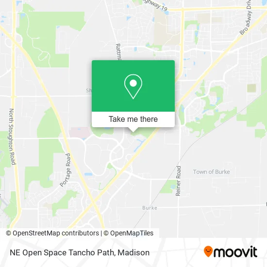 NE Open Space Tancho Path map