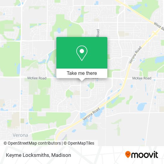 Keyme Locksmiths map