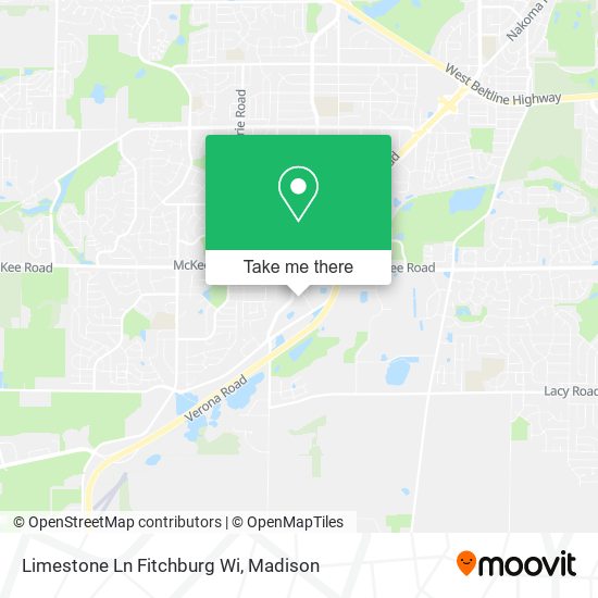 Mapa de Limestone Ln Fitchburg Wi