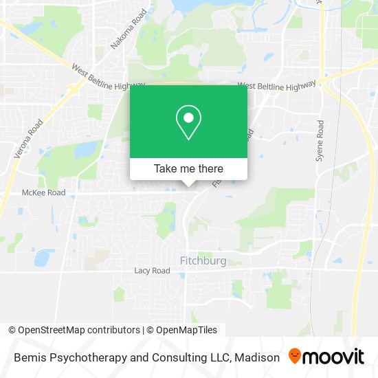 Bemis Psychotherapy and Consulting LLC map