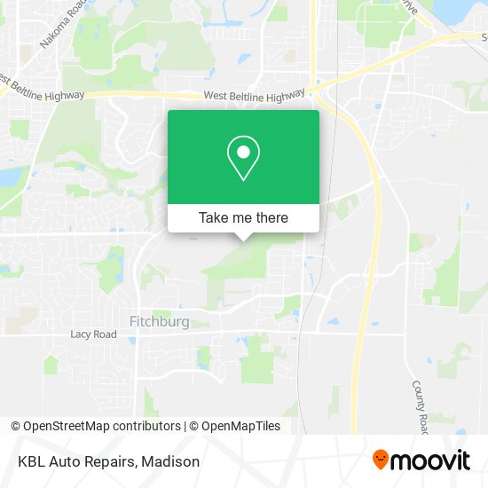 KBL Auto Repairs map