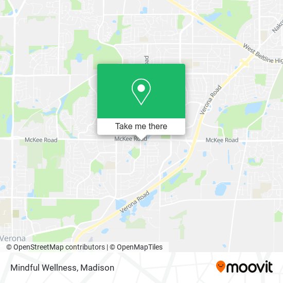 Mindful Wellness map