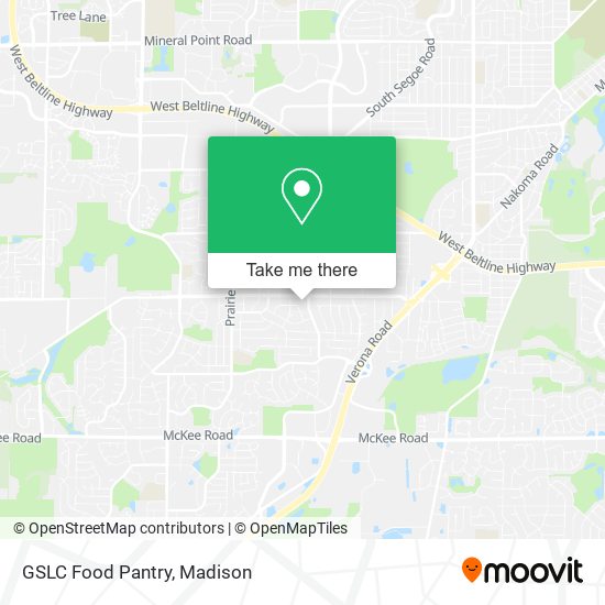 GSLC Food Pantry map