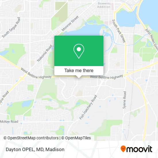 Dayton OPEL, MD map