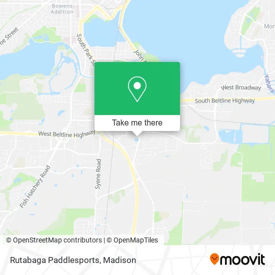Rutabaga Paddlesports map