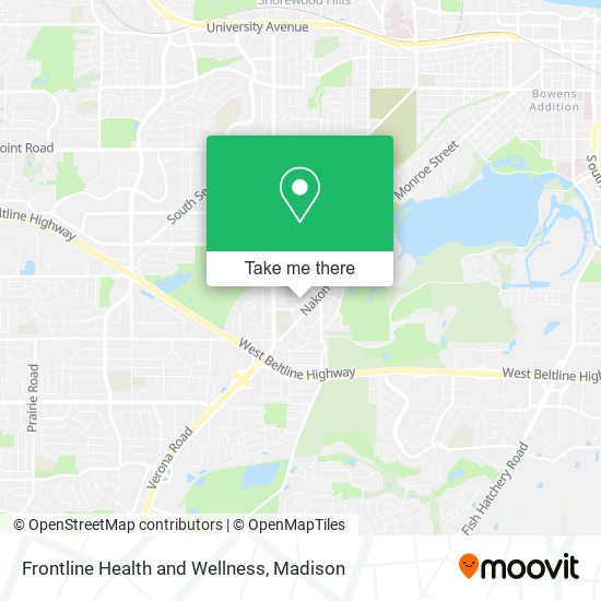 Frontline Health and Wellness map