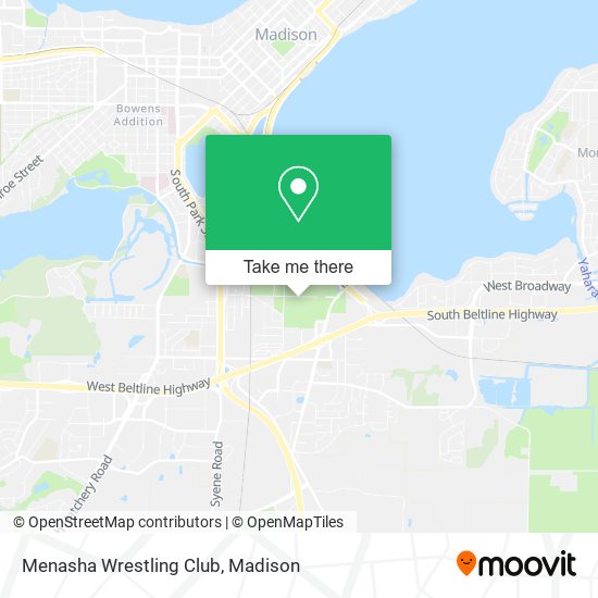 Menasha Wrestling Club map