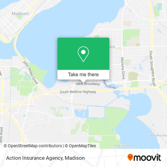 Action Insurance Agency map