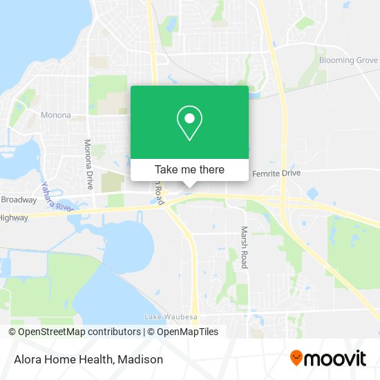 Alora Home Health map