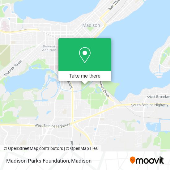 Madison Parks Foundation map