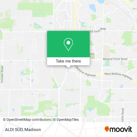Mapa de ALDI SÜD