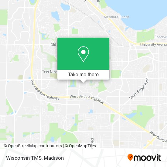 Wisconsin TMS map