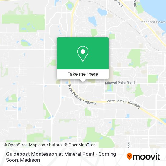 Guidepost Montessori at Mineral Point - Coming Soon map