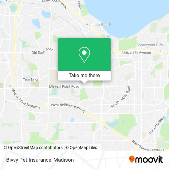 Bivvy Pet Insurance map