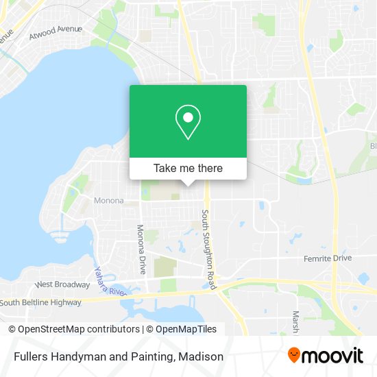 Fullers Handyman and Painting map