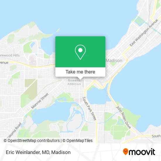 Eric Weinlander, MD map