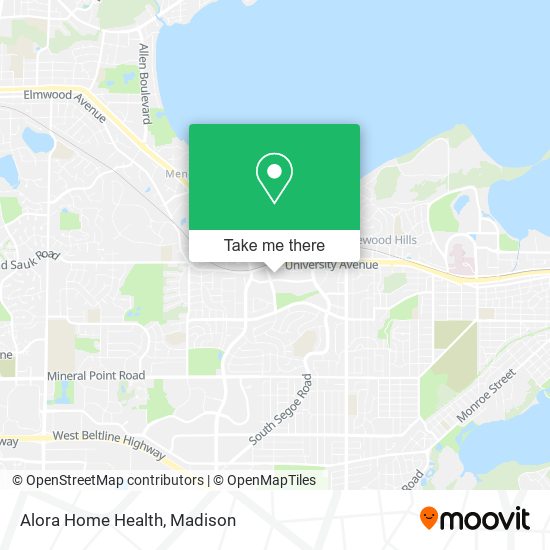 Alora Home Health map