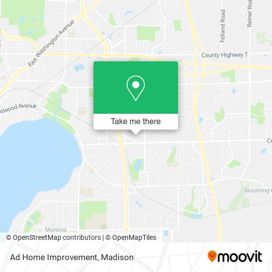 Ad Home Improvement map