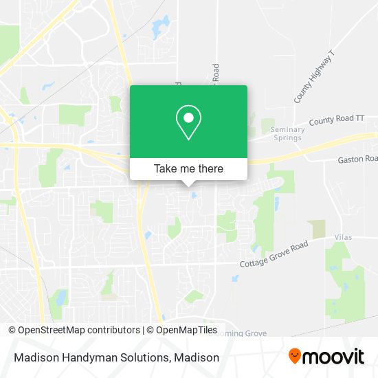 Madison Handyman Solutions map