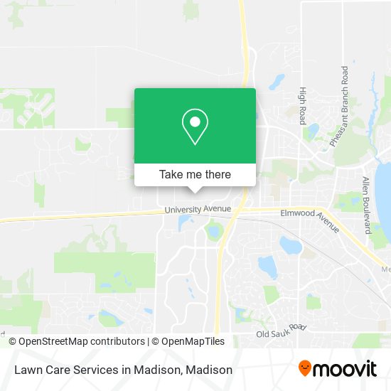 Mapa de Lawn Care Services in Madison