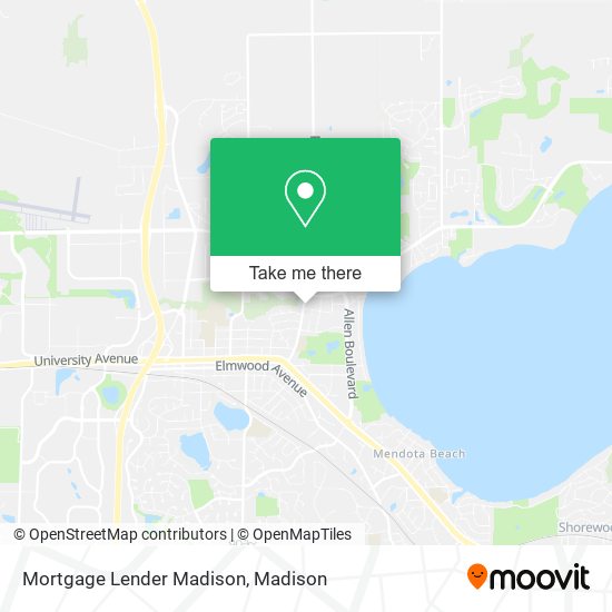 Mortgage Lender Madison map