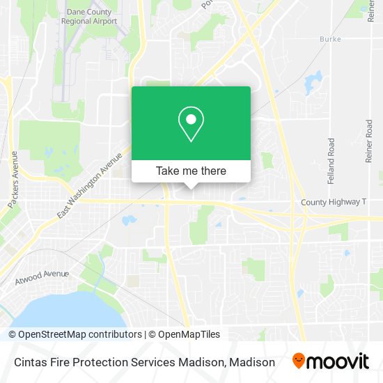 Mapa de Cintas Fire Protection Services Madison