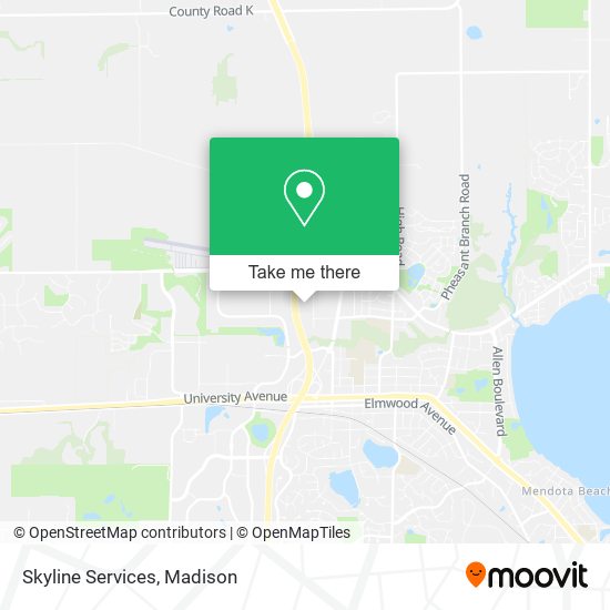 Skyline Services map