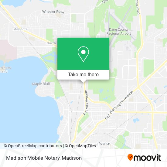 Madison Mobile Notary map