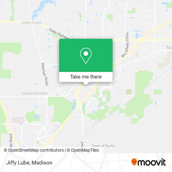 Jiffy Lube map