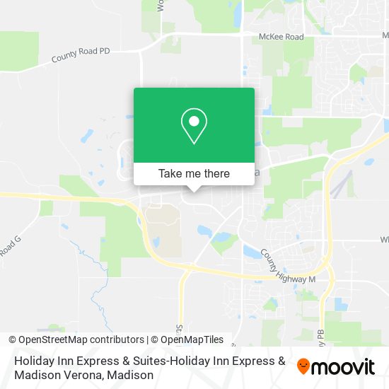 Holiday Inn Express & Suites-Holiday Inn Express & Madison Verona map