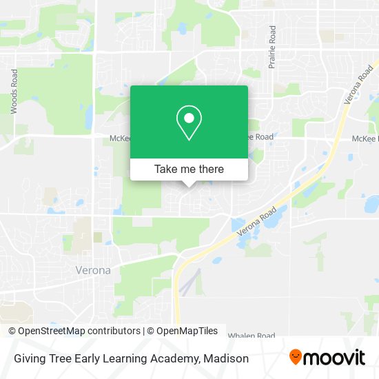 Mapa de Giving Tree Early Learning Academy