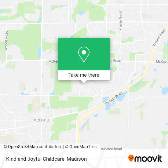 Mapa de Kind and Joyful Childcare