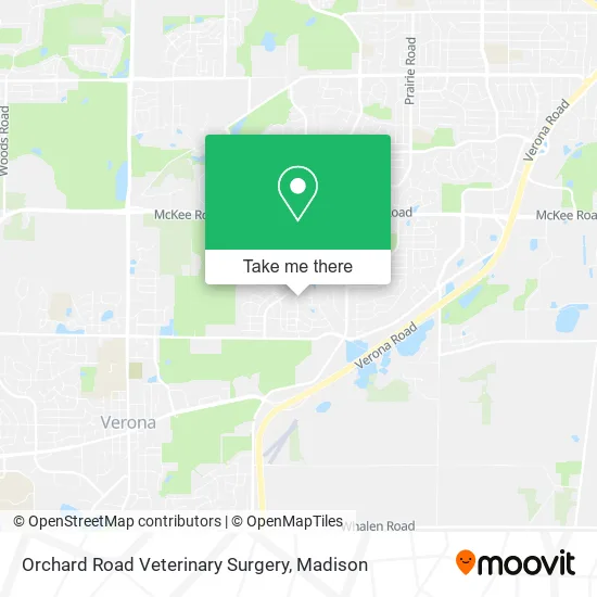 Mapa de Orchard Road Veterinary Surgery