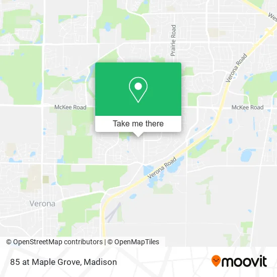 Mapa de 85 at Maple Grove