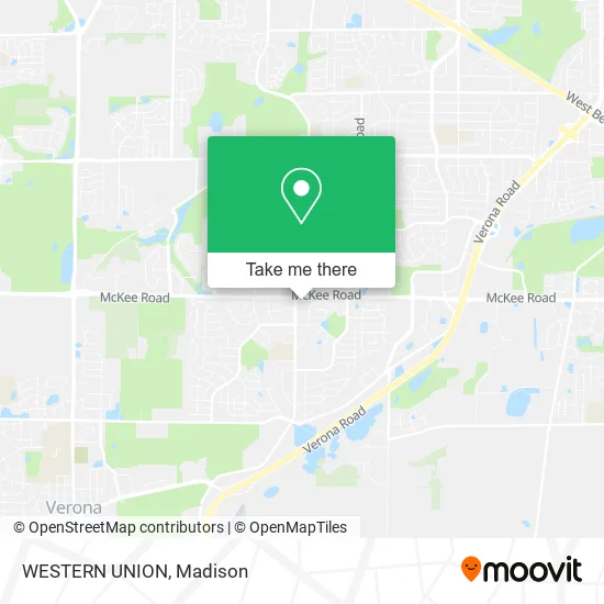 Mapa de WESTERN UNION
