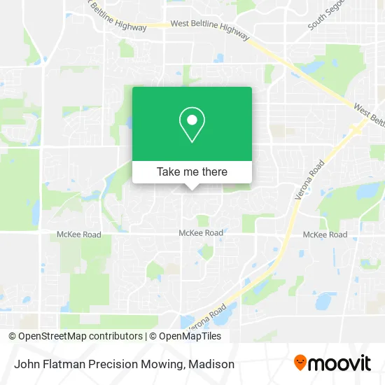 Mapa de John Flatman Precision Mowing