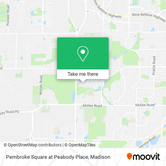 Pembroke Square at Peabody Place map