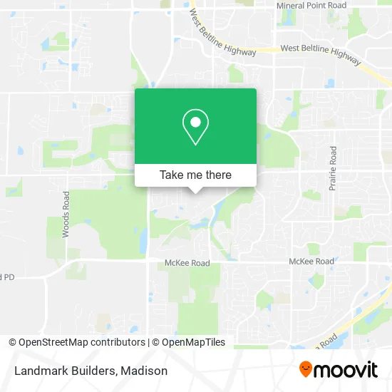 Landmark Builders map