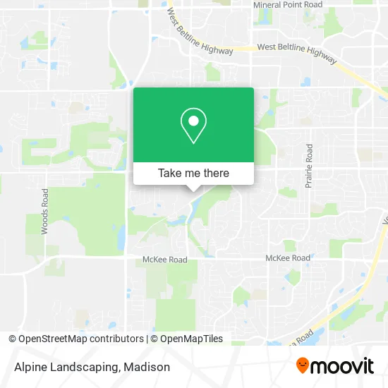 Alpine Landscaping map