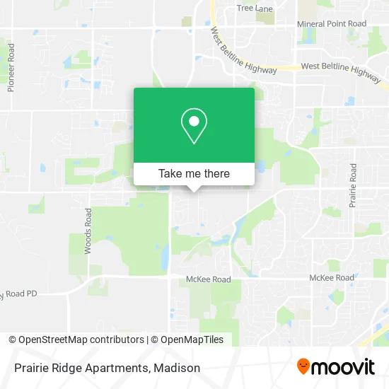 Prairie Ridge Apartments map
