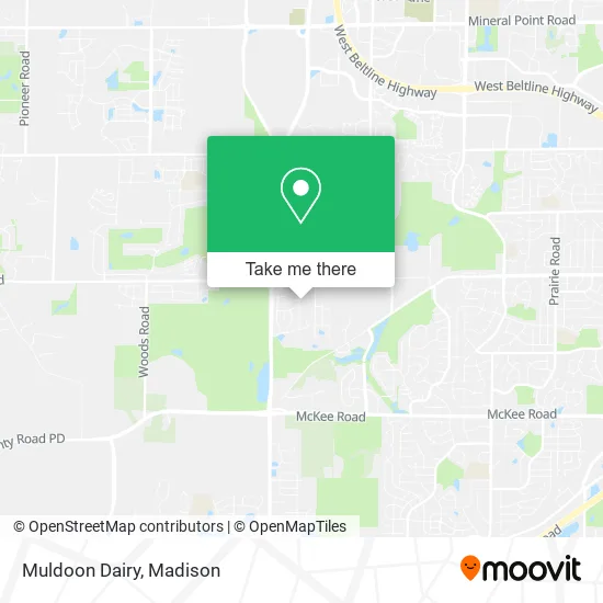Muldoon Dairy map