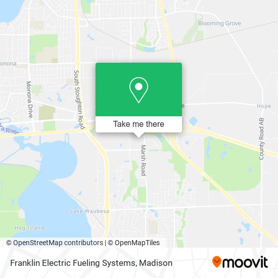 Mapa de Franklin Electric Fueling Systems