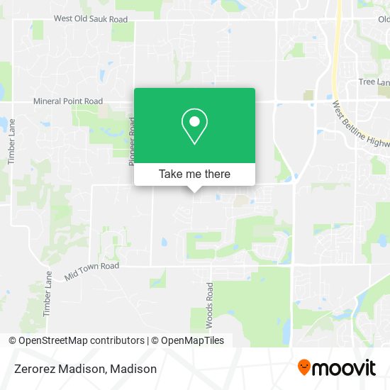 Zerorez Madison map