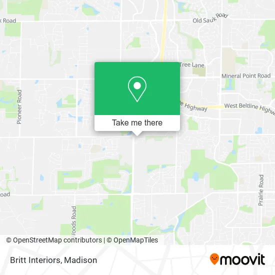 Britt Interiors map
