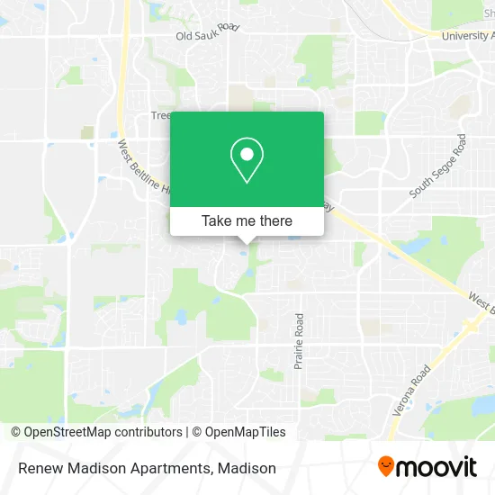 Renew Madison Apartments map