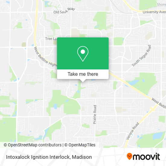 Mapa de Intoxalock Ignition Interlock